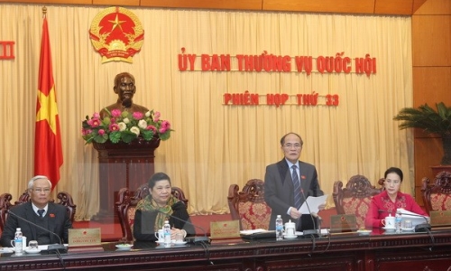 Khai mạc Phiên họp thứ 33, Ủy ban Thường vụ Quốc hội Khóa XIII